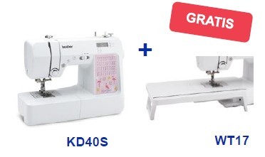 Angebot August 2025 - Brother KD40s "Little Angel" + Anschiebetisch WT17
